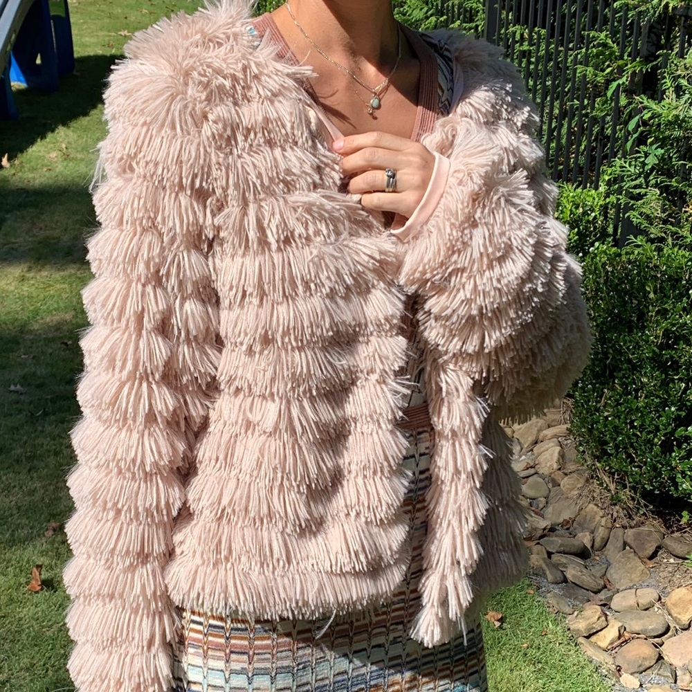 Shaggy Faux Fur Jacket